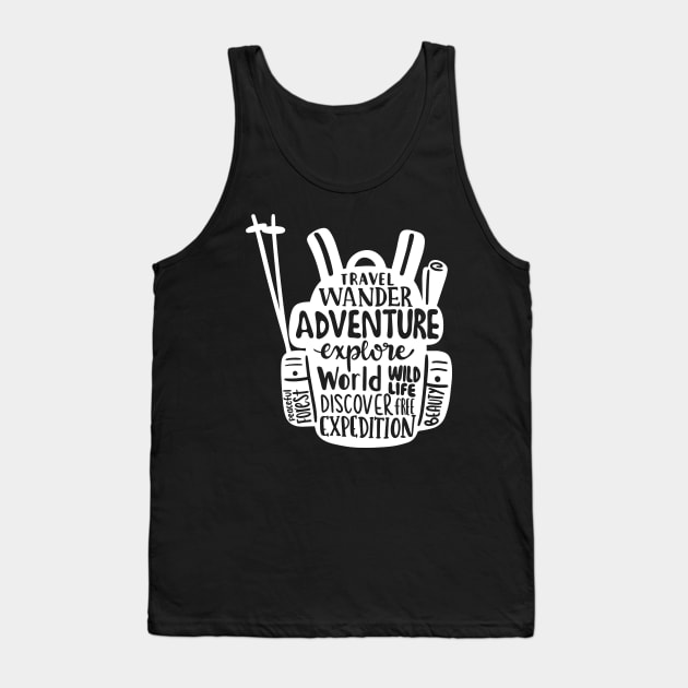 Traveller Bag Tank Top by ThrivingTees